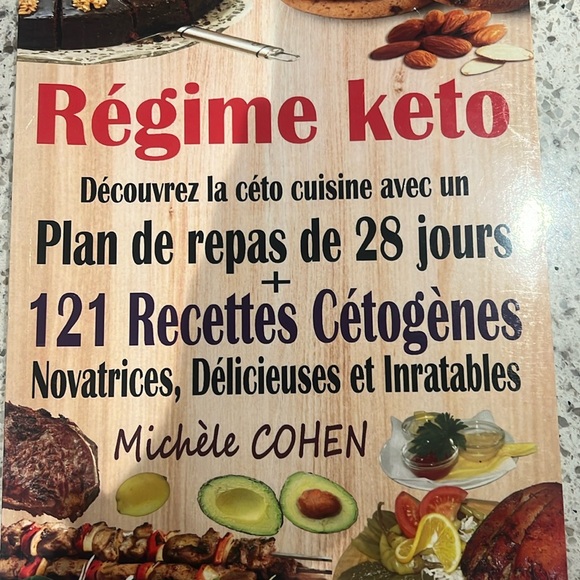 Livre 📕 Régime Keto Michèle COHEN
Régime keto: Découvrez la céto cuisine - Picture 1 of 4